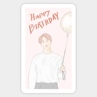 Happy birthday from Jin Sticker